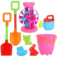 summer kids play sand beach toys castle bucket spade shovel rake water tools set for kids beach toys fun shovel molds