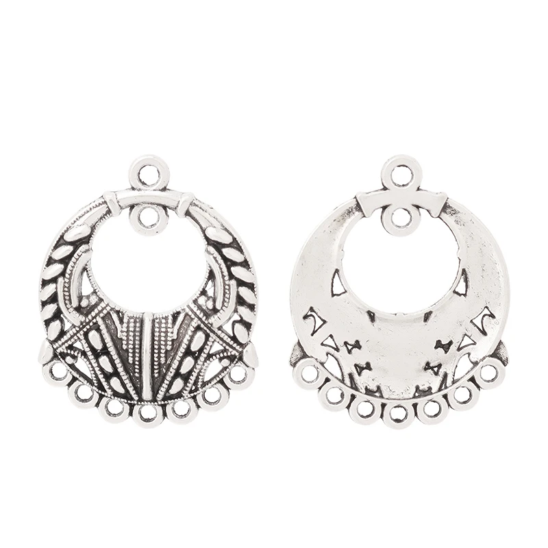 ZXZ 10 шт. тибетские серебряные серьги люстра подвески ювелирные изделия|Ювелирная