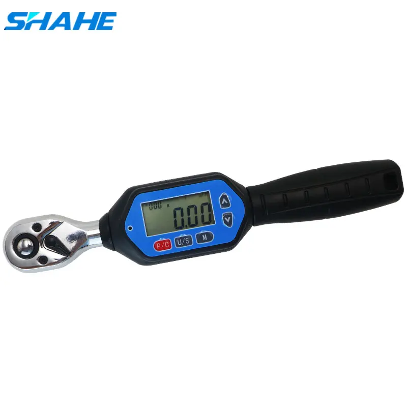 

SHAHE Mini Digital Torque Wrench 1/4 3/8 1/2 Adjustable Professional Electronic Torque Wrench Digital Hand Tools