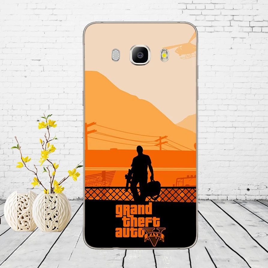 33DD Grand Theft Auto GTA V Мягкий силиконовый чехол для Samsung Galaxy A3 a5 A6 A8 j3 j5 j7