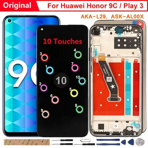 original display for huawei honor 9c lcd 10 touches screen replacement 6 39inch lcd for honor 9c 9 c play 3 aka l29 ask al00x free global shipping
