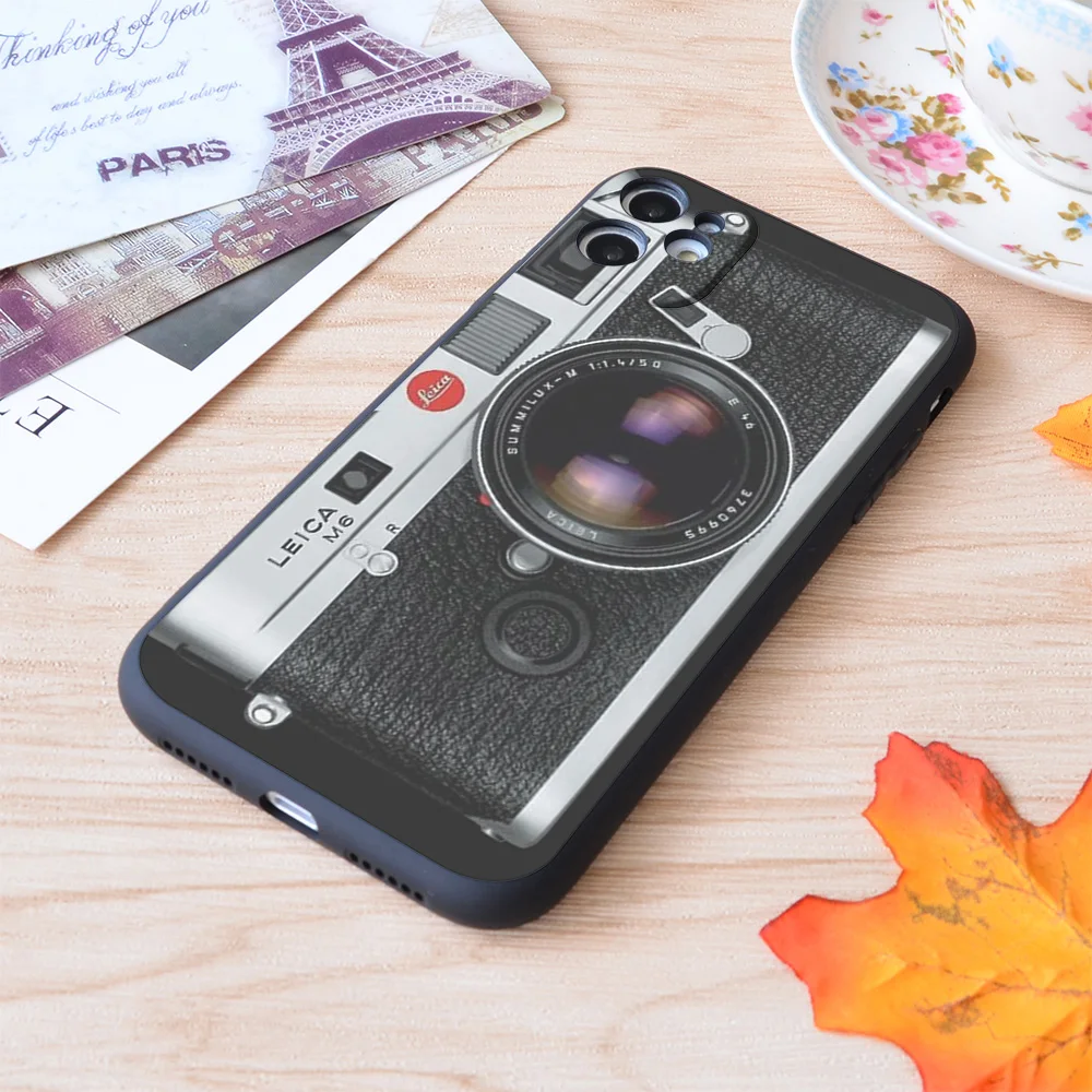 

Leica Print Soft Silicone Matt Case For Apple iPhone Case