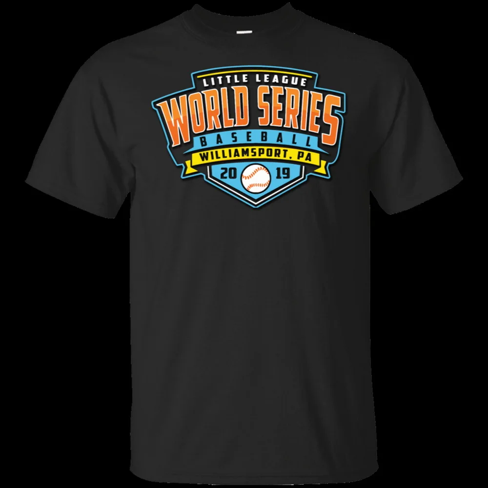 2019 маленькая Лига мировой серии футболка Баскетбол США мужские черные S 3Xl