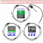 Цифровой Мультифункциональный измеритель давления масла, с TFT-экраном 85 мм, GPS, спидометром, температурой воды, сигнализацией