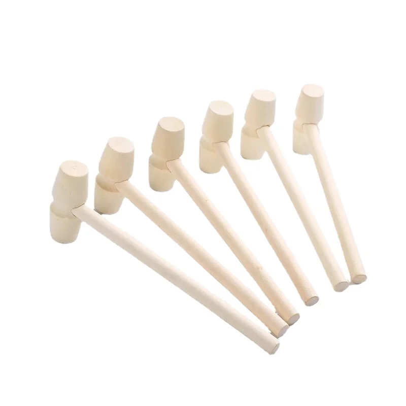 

Мини деревянный молоток, молоток 140x43x19 мм, краб, краб, крекеры для морепродуктов, детские игрушки, забавные