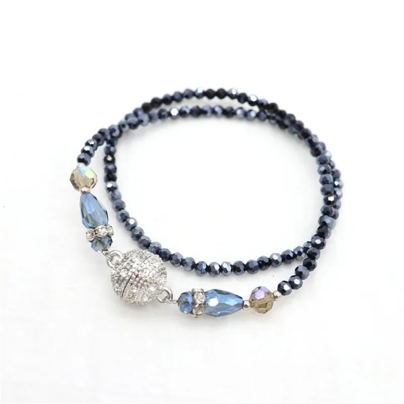 Женское Ожерелье в стиле Джокер с кристаллами и бусинами | Украшения аксессуары