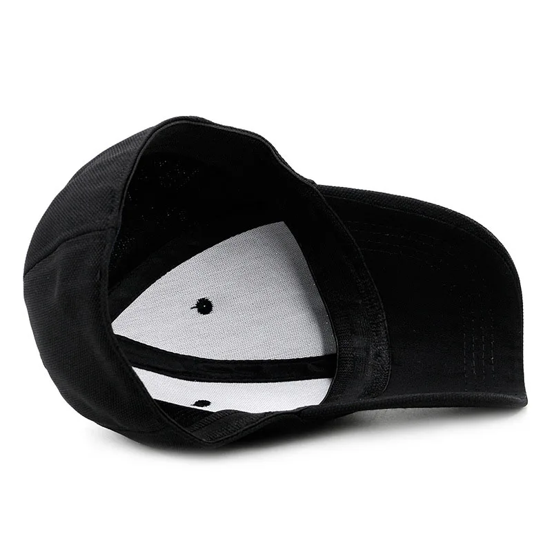 Однотонная дышащая прилегающая Кепка Мужская Полностью герметичная бейсболка в