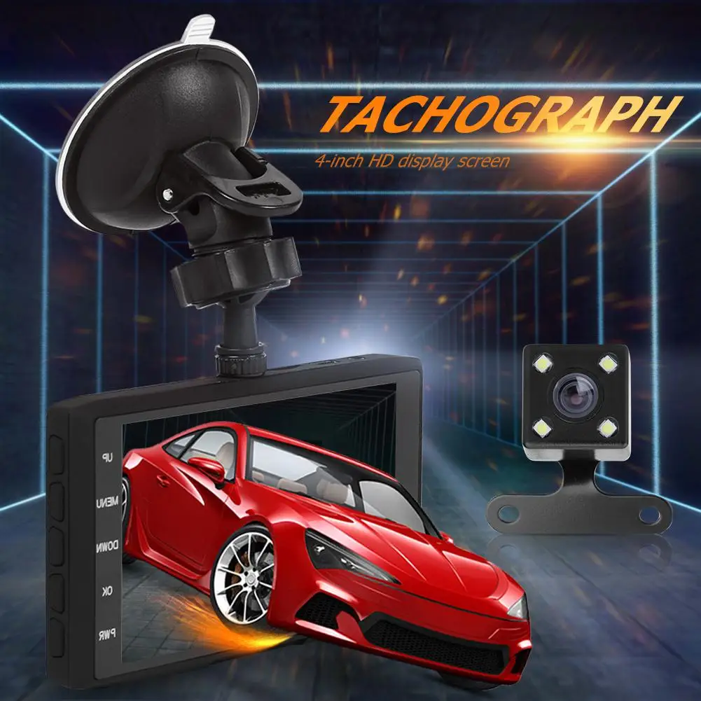 505 автомобильный тахограф с 3 объективами для камеры максимальная поддержка карт