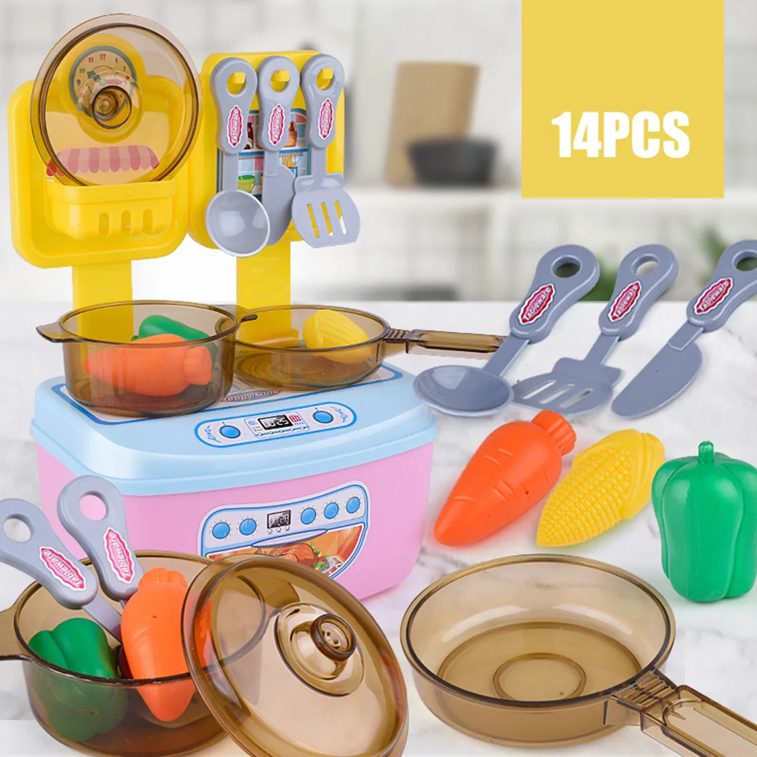 14 шт дети ролевые игры игрушки кухня посуда Playset