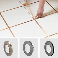 50m tile tape self adhesive floor wall seam sealant waterproof wall sealing tape adhesive floor tile strip seam golden silver