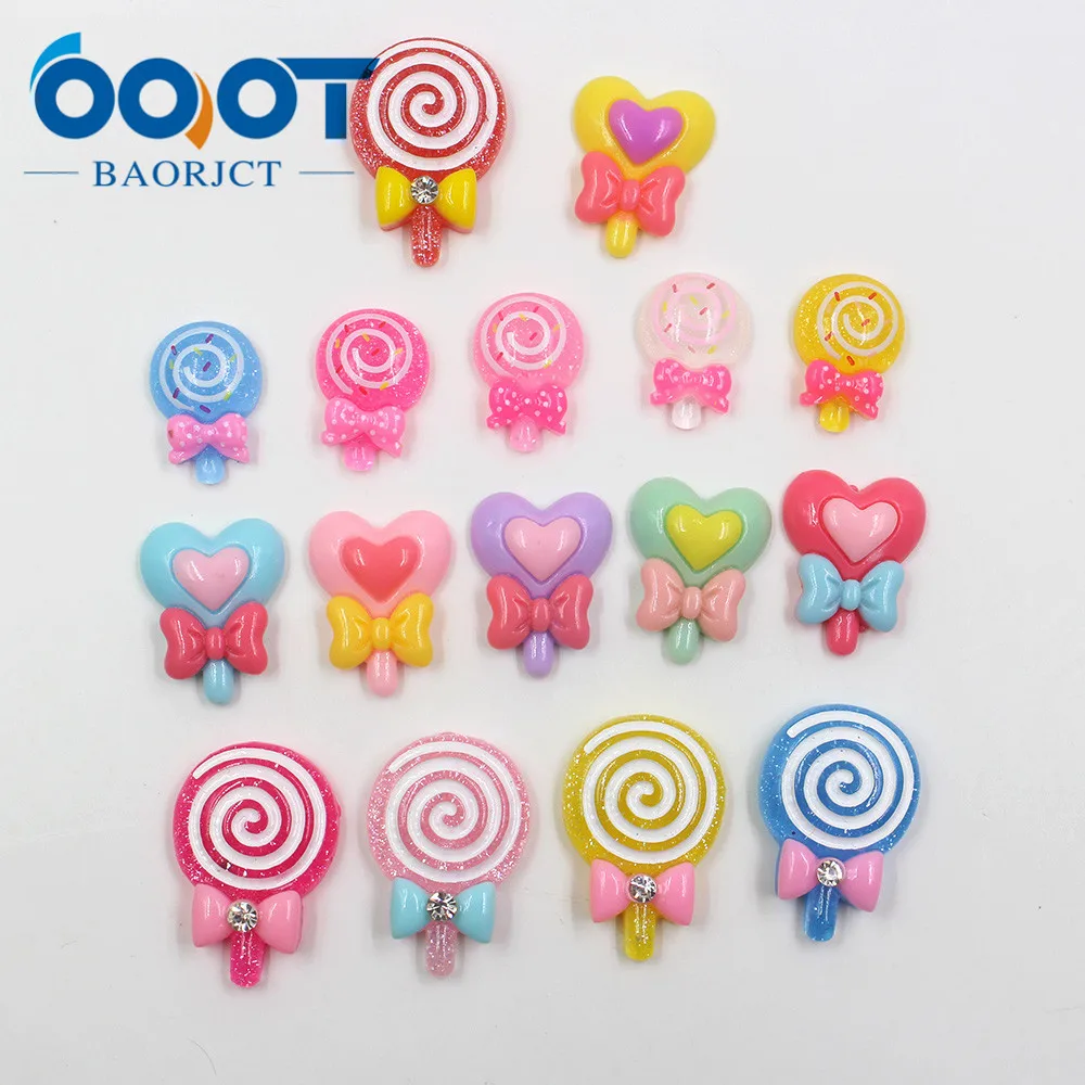 OOOT BAORJCT 20312-13 10 шт 30 мм * 27 различные в форме сердца яркие бриллианты безделушки