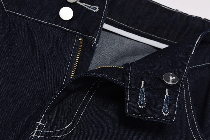 

[EAM] High Waist Dark Blue Casual Long Strap Trousers New Loose Fit Pants Women Fashion Tide Spring Summer 2021 1DE0490