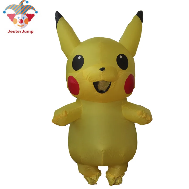 Надувные костюмы Пикачу карнавальные Pokemon на Хэллоуин для женщин детей взрослых