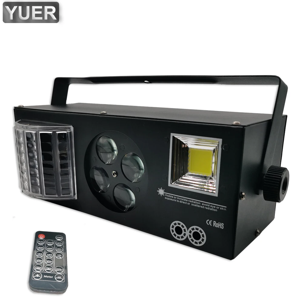 Good Quality LED Laser Strobe 4in1 DMX512 Stage Effect Lights For DJ Disco Birthday Party Wedding Decoration Clubs And Bar |