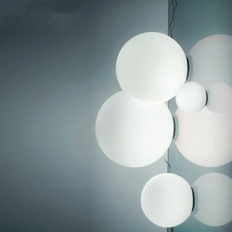 Современный настенный светильник диаметром 14 см 25 35 бра с белым стеклянным