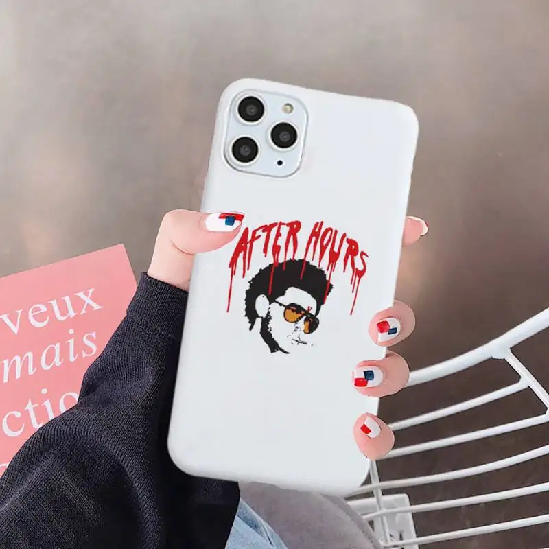 

The Weeknd Trilogy Branca Phone Case Candy Color for iPhone 6 7 8 11 12 s mini pro X XS XR MAX Plus