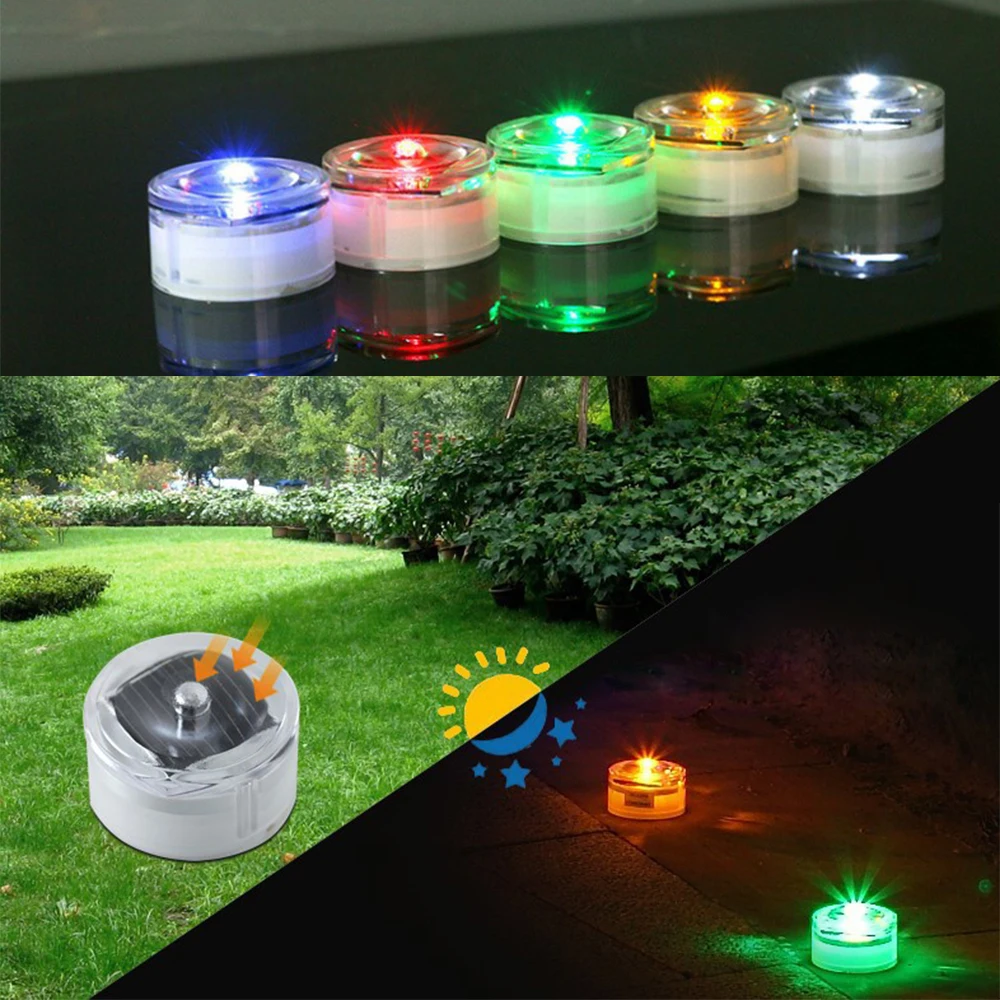 Напольный светильник на солнечной батарее IP65 водонепроницаемый Светодиодный