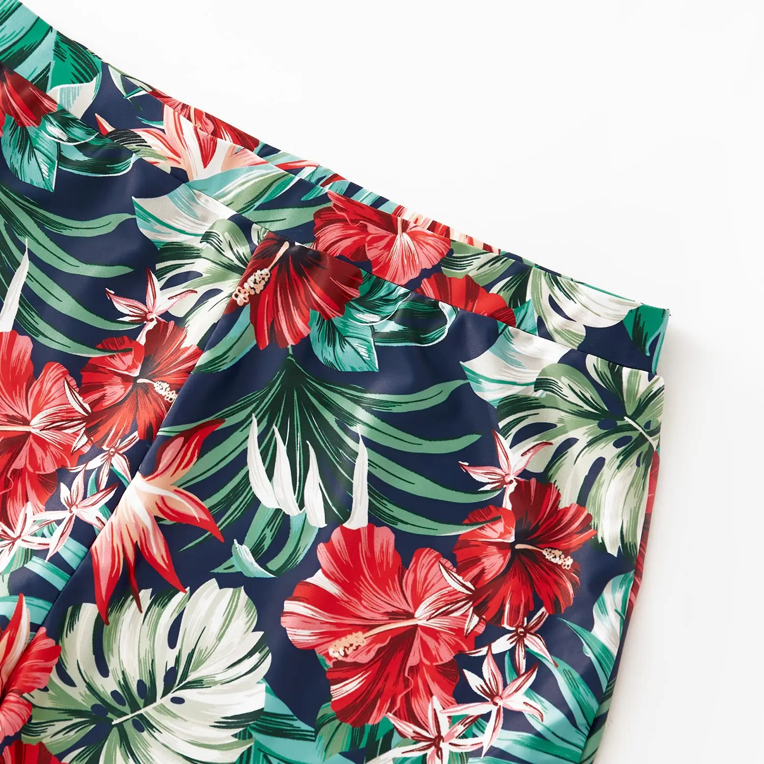 Новинка 2021 летние Семейные одинаковые наряды PatPat купальники с цветочным принтом