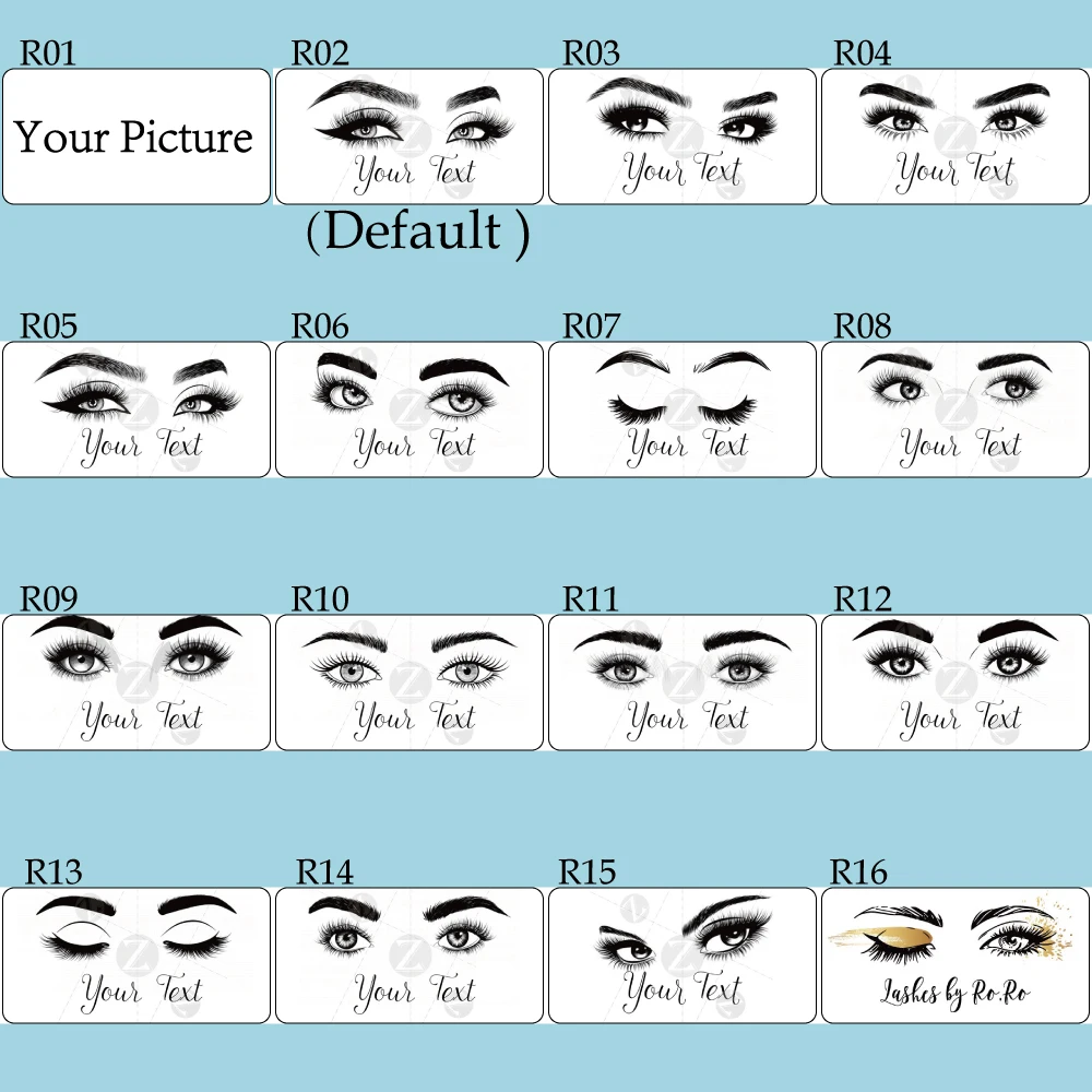 

100 Pcs Custom Personalised Clear Stickers, Eyelashes Stickers, Logo, Eyelash Package, Lipgloss Tubes, Mink, Cosmetic