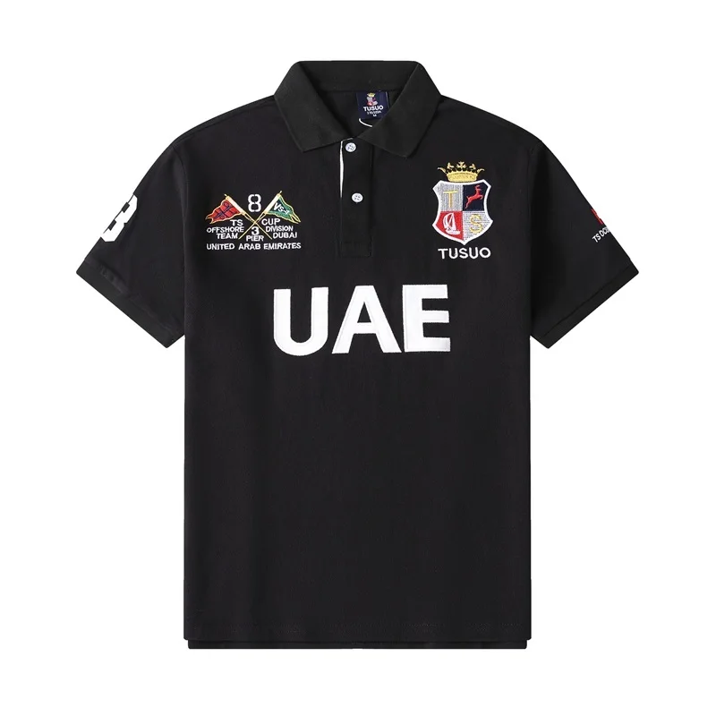 

Summer Polo Shirt Short Sleeve Embroidery Men's High Quality Cotton Men Golf Tennis Tops Tee Casual 2022 New Clothes Luxury City