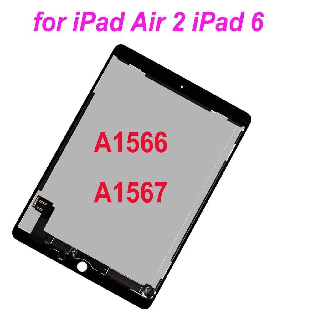 Оригинальный ЖК-дисплей 9 7 дюйма для ipad Air 2 A1566 A1567 замены ЖК-дисплея iPad 6