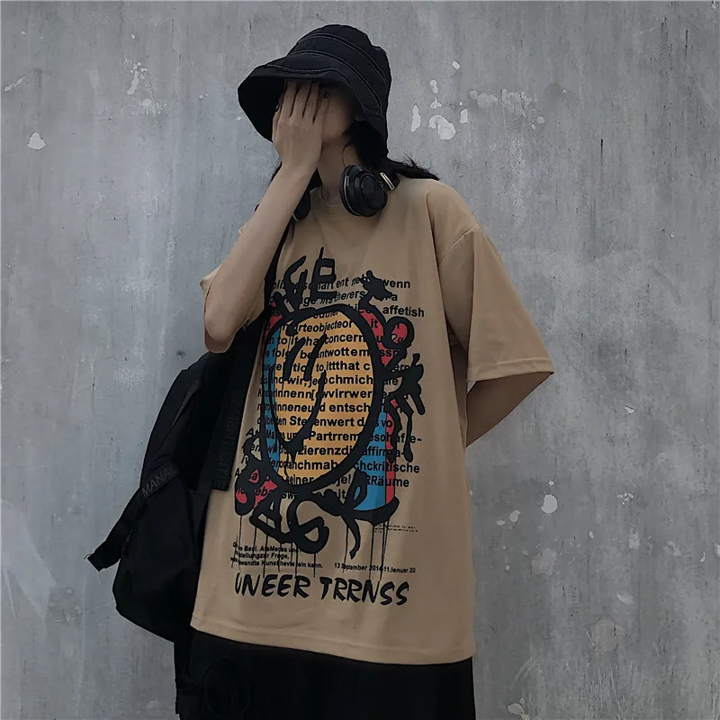 2020 летняя футболка Женская свободная модная Корейская версия длинного пальто в