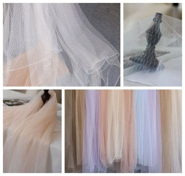 4 м/лот белый черный мягкий стрейч Тюль сетчатая ткань нижнее белье платье юбка