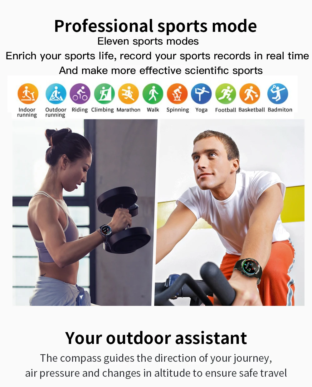 gps smart watch men women 2021 gandley m7 sports fitness smartwatch gps blood pressure heart rate for xioaomi android ios free global shipping