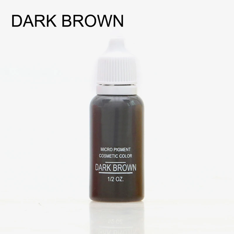 Горячая продажа 23 шт бровей Тату чернила Перманентный макияж Пигмент 15