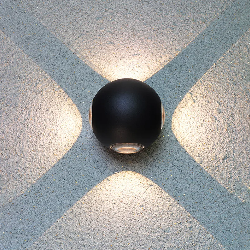 

Открытый IP65 Водонепроницаемый настенный светильник на высоком каблуке 11 см мяч Форма настенное светодиодное украшение Точечный светильник s сад крыльцо дверь в сторону настенный светильник приспособление