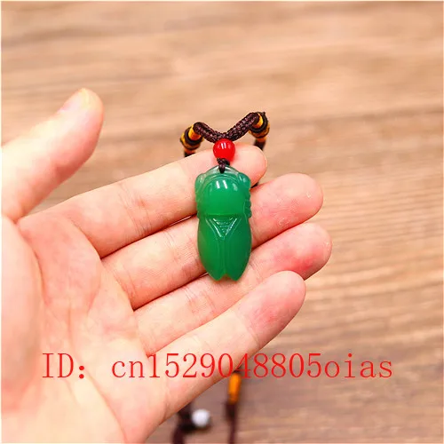 Натуральный зеленый китайский кулон цикады из нефрита ожерелье агата модные