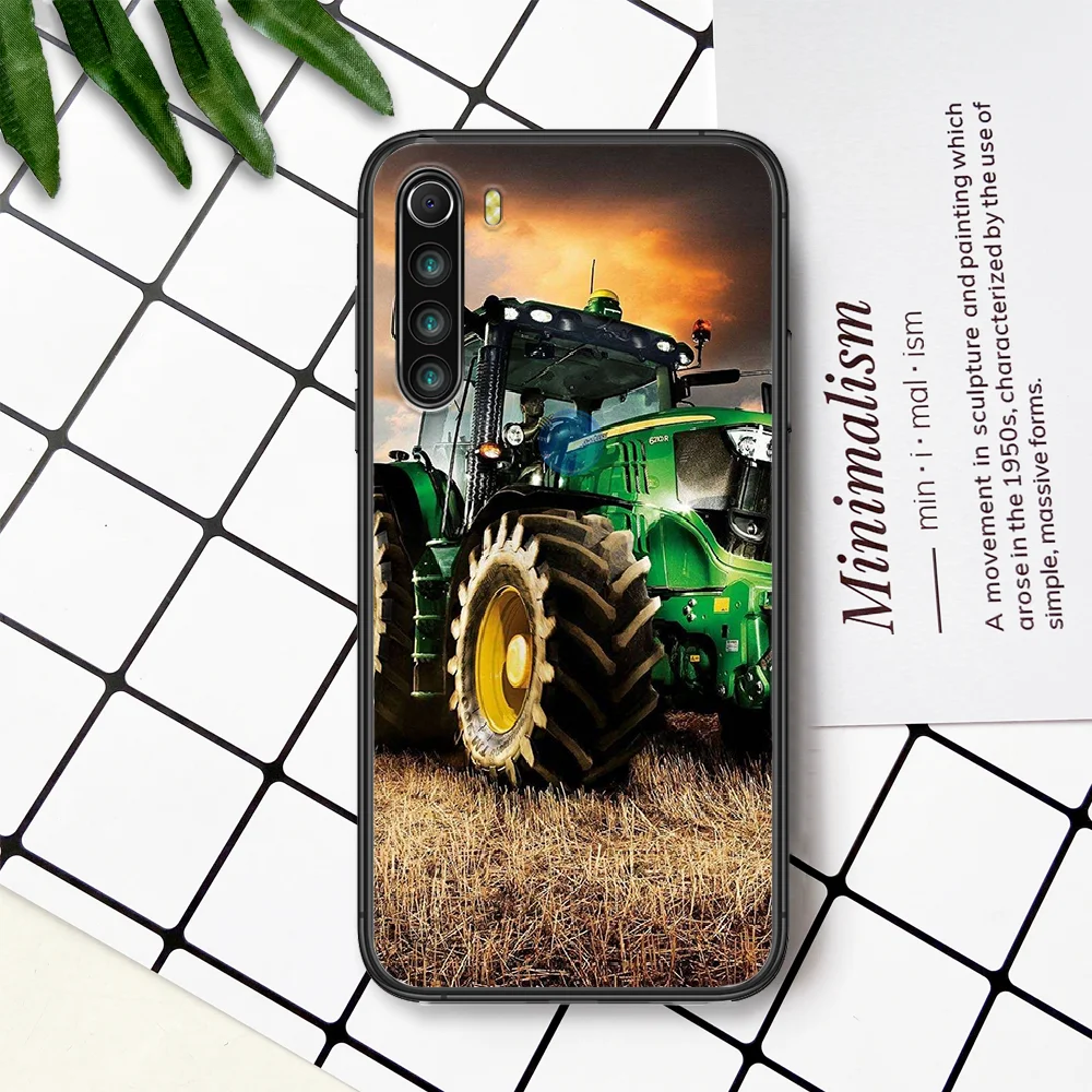 

Luxury Tractor Fendt Phone Case For Xiaomi Redmi Note 7 8 8T 9 9S 4X 7 7A 9A K30 Pro Ultra black Prime Luxury Hoesjes Fashion