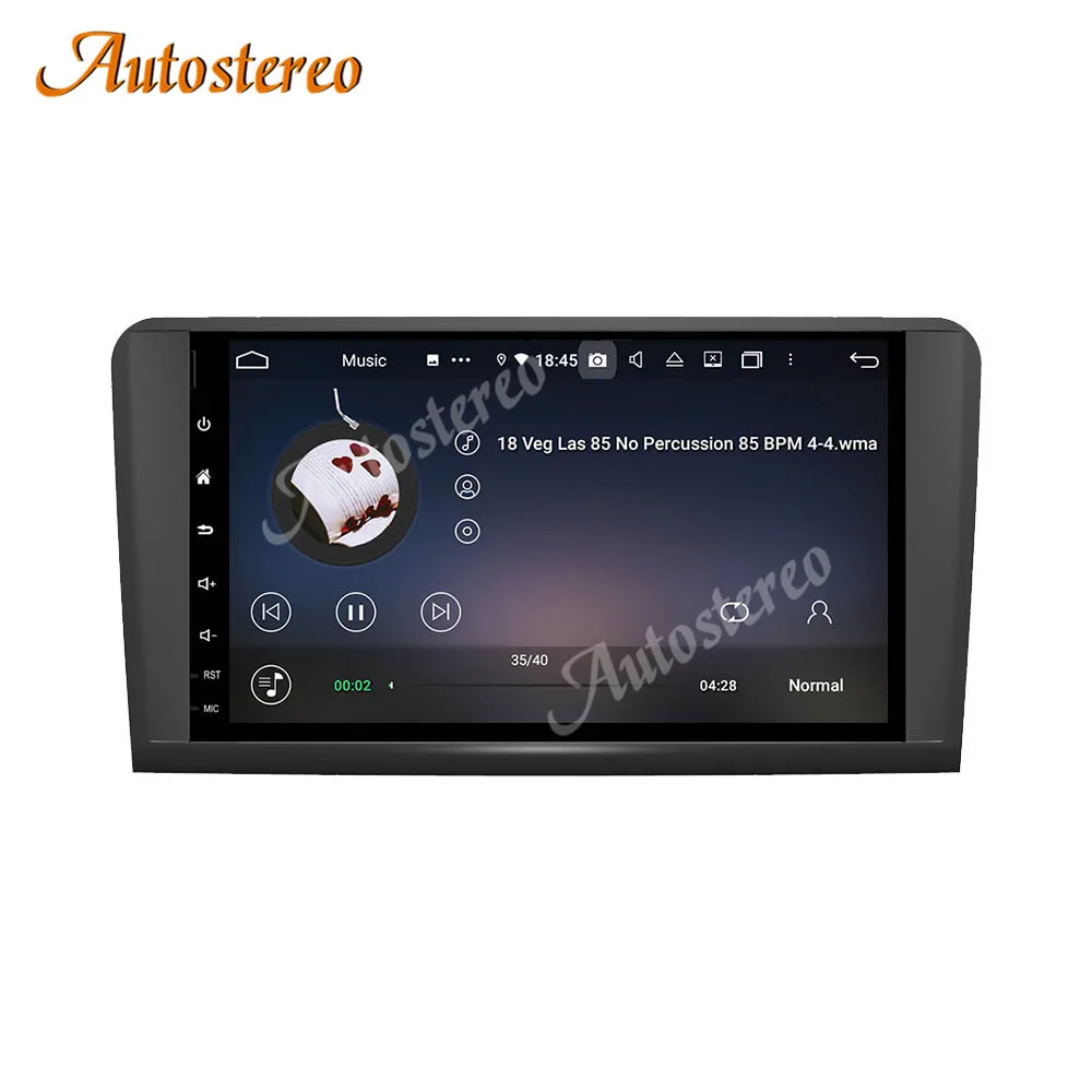 Автомобильный DVD-плеер для Mercedes-Benz ML Class W164 Android 10 128 ГБ DSP GPS-навигация