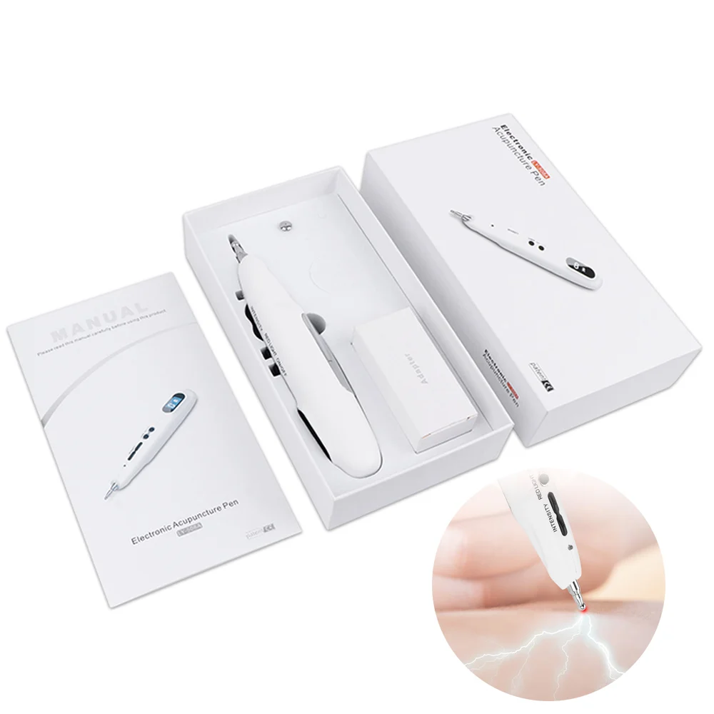 

Acupuncture Massage Pen Electronic Acupuncture Pen Meridian Energy Tool Automatic Find Acupressure Stimulator Health Care