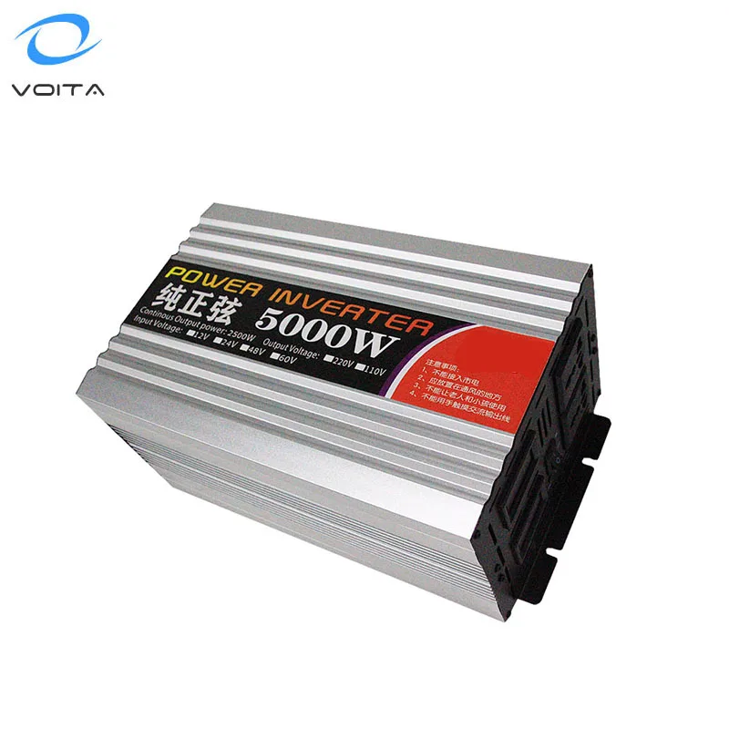 Инвертор немодулированного синусоидального сигнала 5000 Вт 12 В 24 48 60 переменного