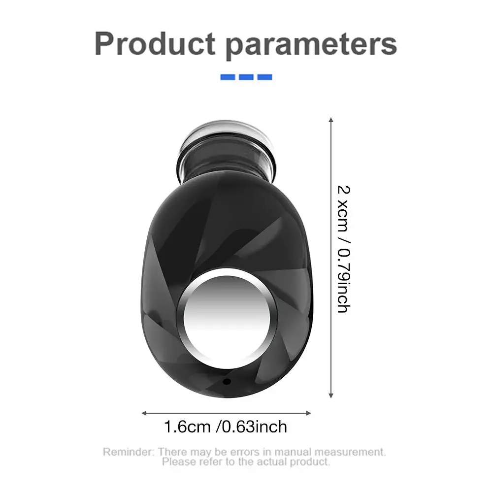 Mini Wireless Bluetooth Headset V5.0 Stereo In-Ear Sports Headphones with Microphone Handsfree to Eliminate Noise and Echo | Электроника