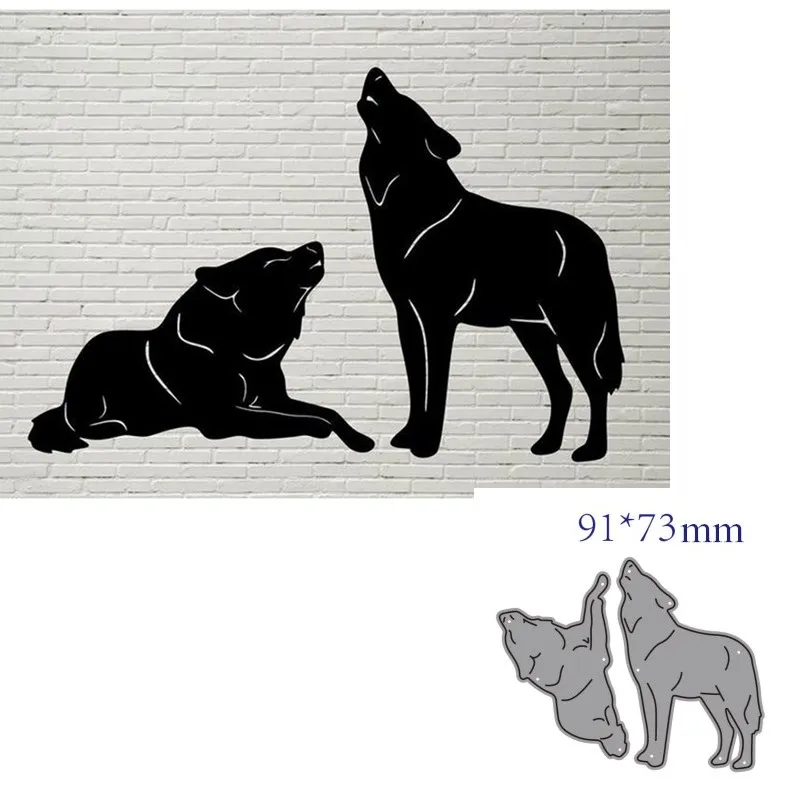 Металлические режущие штампы высечки формы для животных волка украшения