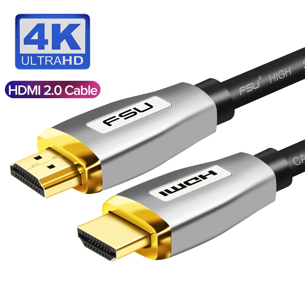 HDMI кабель 2 0 высокоскоростной Золотой штекер 3 м 5 для разветвителя переключателя