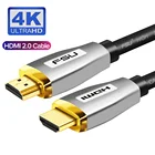 HDMI кабель 2,0, высокоскоростной Золотой штекер 3 м 5 м для разветвителя, переключателя PS4, проектора HDTV, компьютера, Видео Аудио, кабельный Кабель HDMI 4K