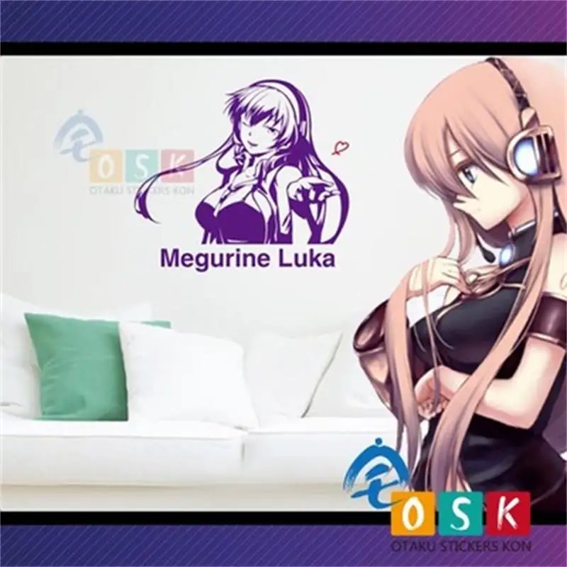 Tour Audio Song Hatsune Future мультфильм стикеры на стену посылка Mirage of Beauty Plastic Cartoon LXS Single-piece |