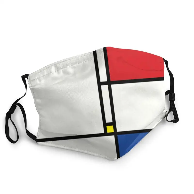 

Minimalist style Reusable Adult Face Mask Artistic Geometric Design Anti Haze Dust Protection Cover Respirator Mouth Muffle