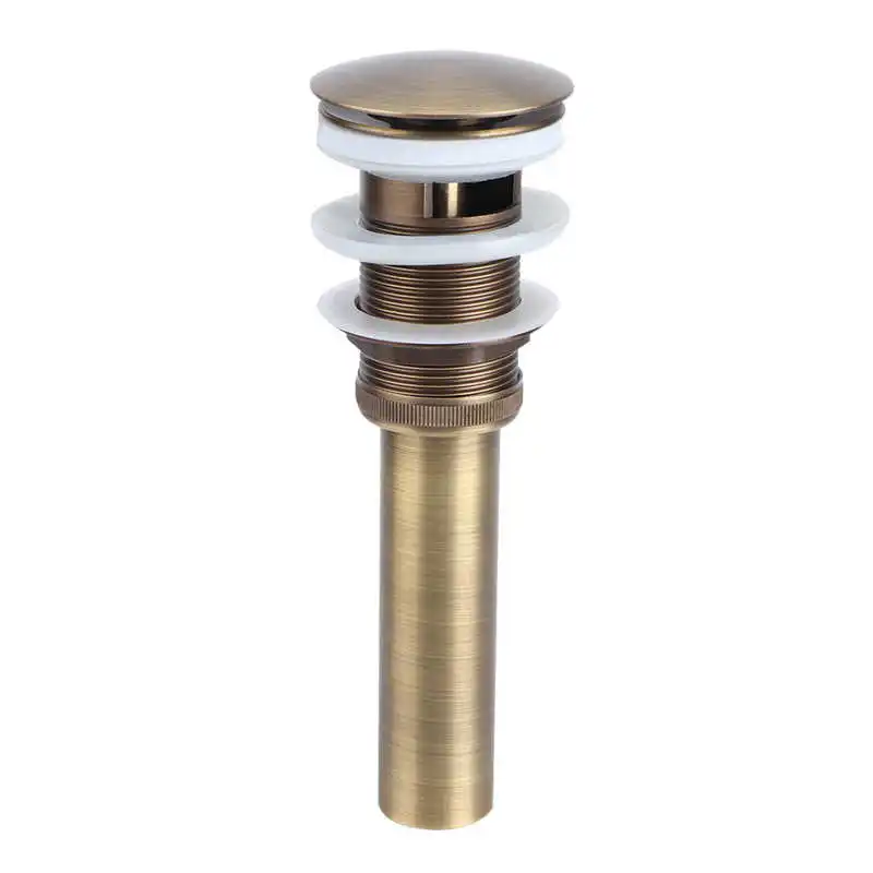 

cleaning toilet brush set toilet brush set Press Type Elegant Style Brass Basin Popup Drain Stopper with Overflow Bathroom