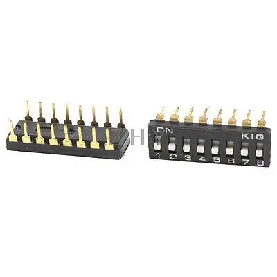 2 шт. PCB крепление 8 позиций 54 мм Шаг Тип IC ключ DIP переключатель|Выключатели| |