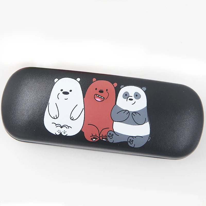 Cartoon Glasses Box Matel Hard Cover Eyeglasses Protector Spectacel Eyewear Case For Women High Quality Student School Cases | Аксессуары