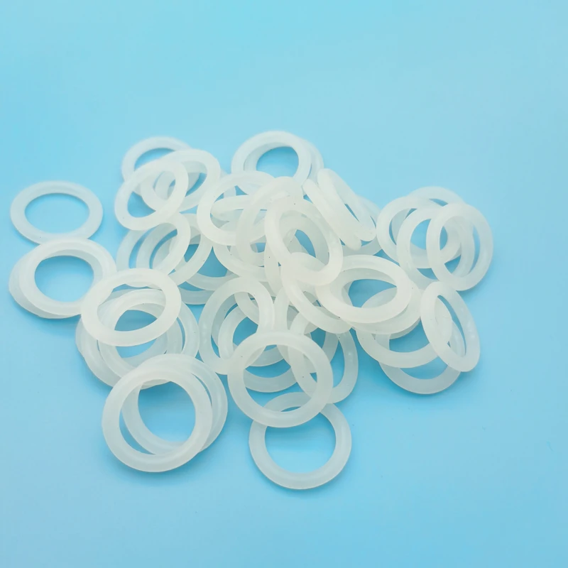 Уплотнительное кольцо VMQ 100 шт. уплотнительная прокладка толщина CS1.5 OD 5 ~ 45 мм