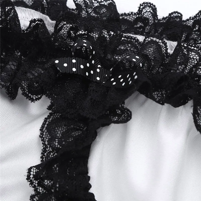 3 шт. Для мужчин трусы нижнее белье Сатиновые Шнуровка с бантиком Трусы стринги