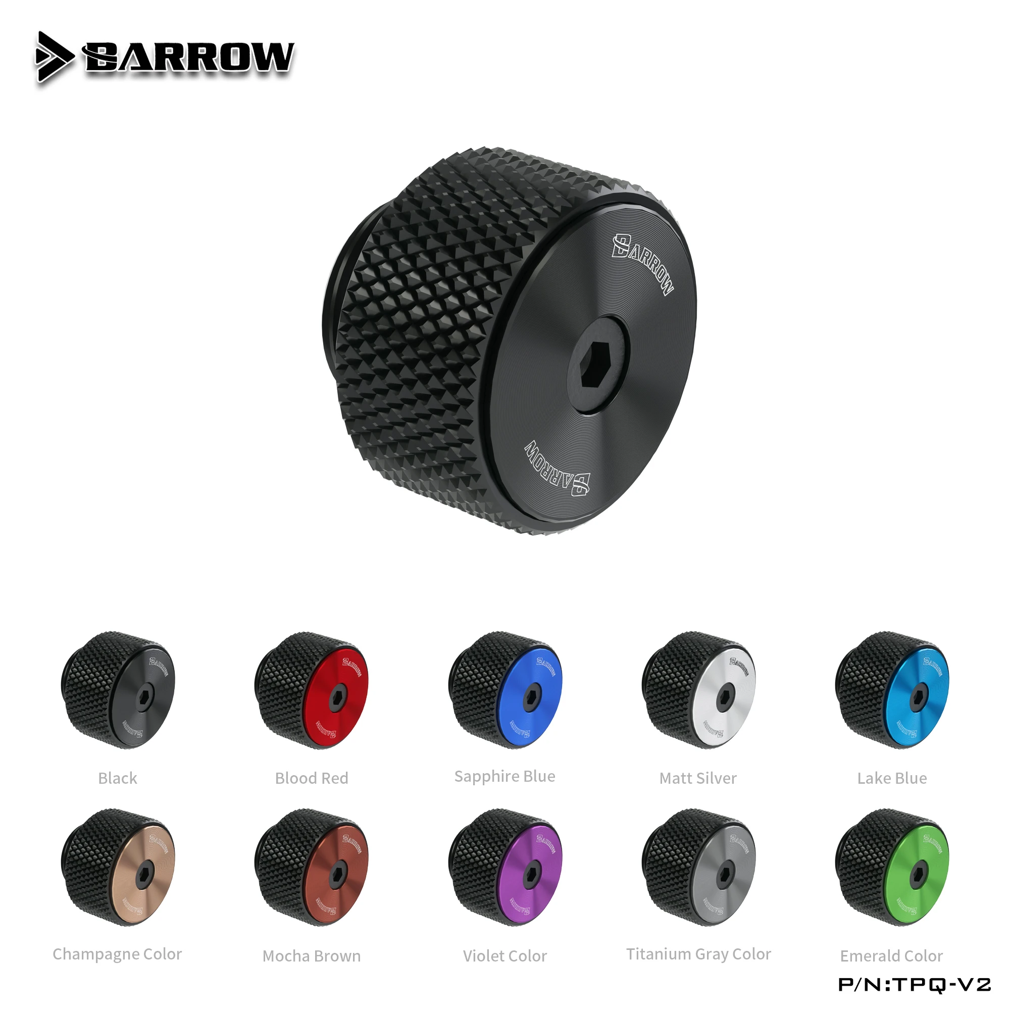 Ручной латунный выпускной клапан Barrow G1/4 '' воздушной эвакуации для