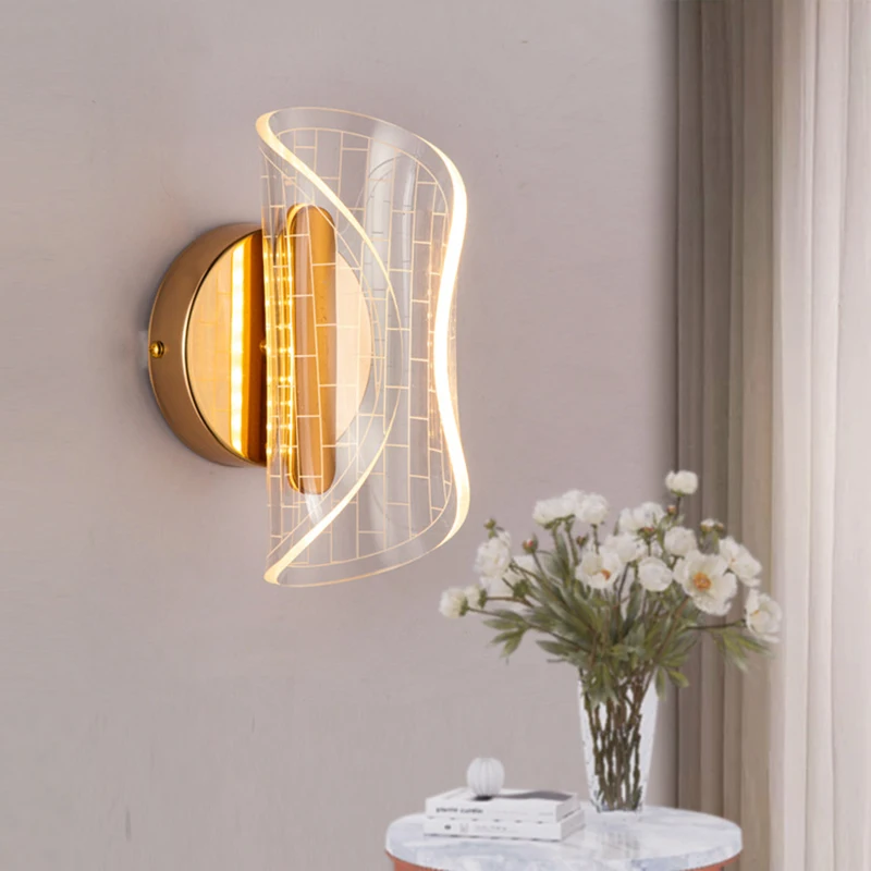 Современная светильник стенный настольный светильник для гостиной, спальни, столовой, коридора, арочного коридора, украшение литературного искусства.