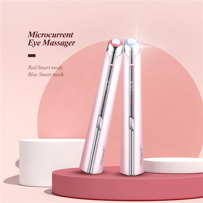 

Sonic Vibration Eye Massager Light Therapy Ems Electric Hot Compress Wrinkle Dark Circle Removal Anti Aging Beauty Care Eye