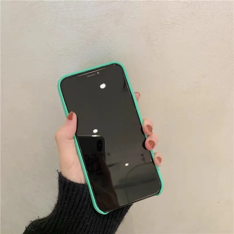 Чехол для телефона iPhone 6S 7 8Plus X XR XS Max мягкий чехол на заднюю панель с логотипом